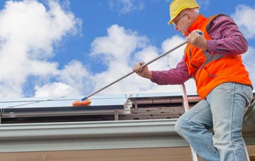 Downside soft wash roof cleaning